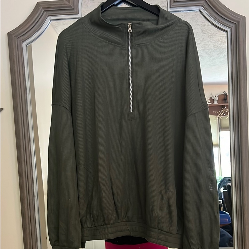 Olive Green Women’s Top